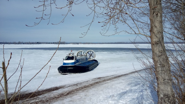 Обнародованы данные о запуске судна на воздушной подушке из Самары в Рождествено 