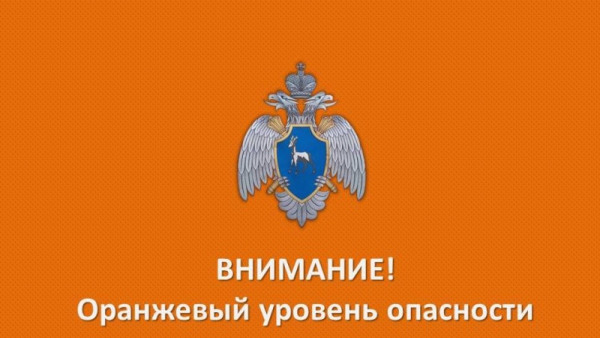В Самарской области объявили оранжевый уровень погодной опасности