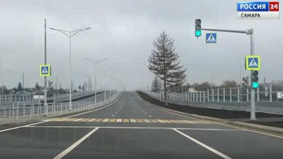 В Самаре на Ракитовском шоссе заработало постоянное освещение из 140 фонарей