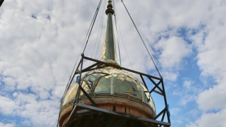 На старейший православный храм Самары установили новый купол