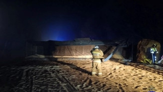 Водитель усыпал зерном трассу, опрокинув большегруз в Самарской области