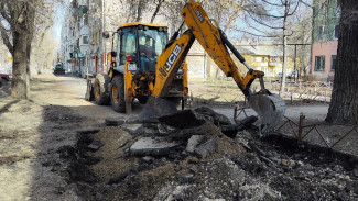 В Самаре демонтировали тротуары на проспекте Металлургов