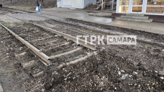 В Самаре начался демонтаж трамвайных путей на Ново-Садовой