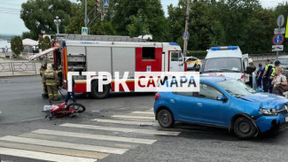 В центре Самары 18 июня спасали искалеченного мотоциклиста