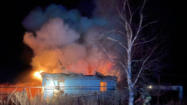 В Самарской области человек заживо сгорел в частном доме 11 ноября