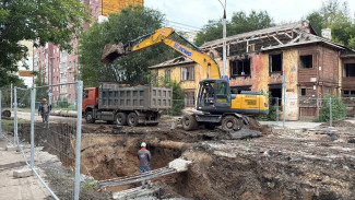 В Самаре показали ремонт на месте разобранной трамвайной линии в 15-м микрорайоне