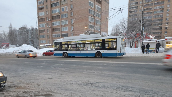 Троллейбус №16 будет ходить по новой схеме в Самаре до 5 марта 