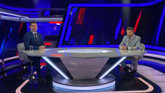 «Актуальное интервью»: в студии ГТРК «Самара» начальник Куйбышевской железной дороги Вячеслав Дмитриев 