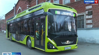 В Самаре начал работать первый электробус