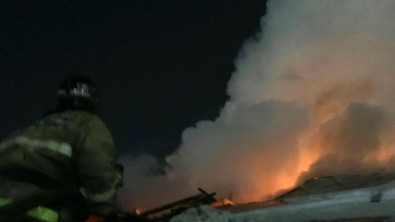 В Самарской области при пожаре в бане пострадал мужчина  