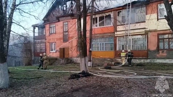 5 апреля в Самаре пожарные спасли человека из горящего дома