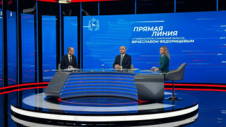 В студии ГТРК "Самара" прошла "Прямая линия" с губернатором Вячеславом Федорищевым