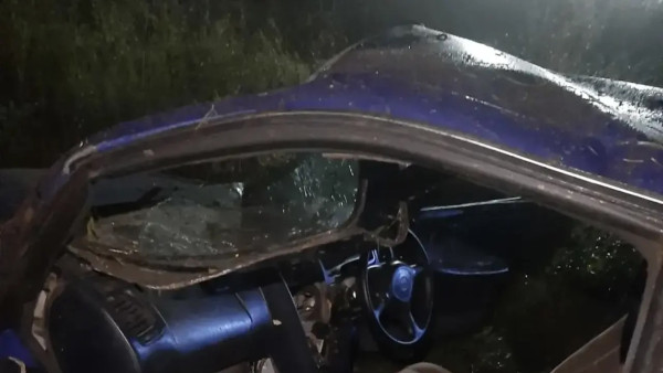 Три человека пострадали в перевернувшейся Toyota в Самарской области