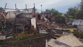 В Самарской области при пожаре в садовом доме погибли три человека