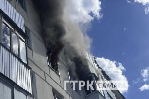 29 апреля из горящей квартиры на Ново-Садовой в Самаре спасли 5 человек