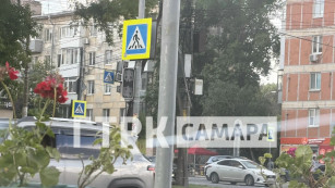 В Самаре многокилометровая пробка образовалась перед перекрестком улиц Авроры и Гагарина