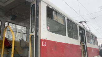 27 декабря в Самаре загорелся трамвай на ул. Аэродромной 