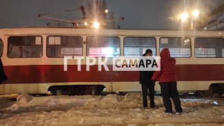 В Самаре на пересечении Стара-Загора и Ново-Вокзальной трамвай сошел с рельсов 