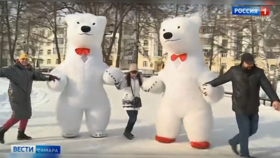 В Самаре состоялся яркий ледовый фестиваль «Мы вместе»