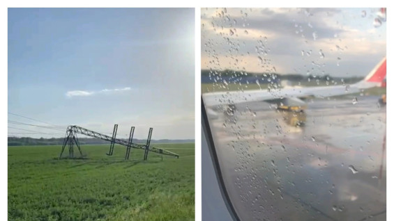 «Самолеты трясло, мачты упали!»: аэропорт «Курумоч» и Безенчукский район атаковал тропический ураган