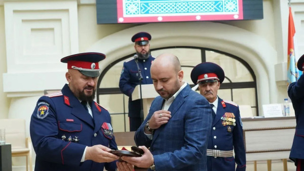 Губернатора Самарской области Вячеслава Федорищева посвятили в казаки
