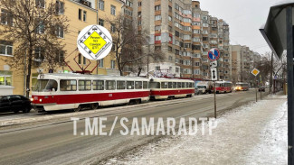 В Самаре встали трамваи из-за поломки нового вагона