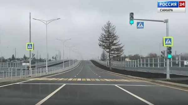 В Самаре на Ракитовском шоссе заработало постоянное освещение из 140 фонарей