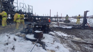 Нефтяная скважина загорелась под Самарой: 4 человека пострадали