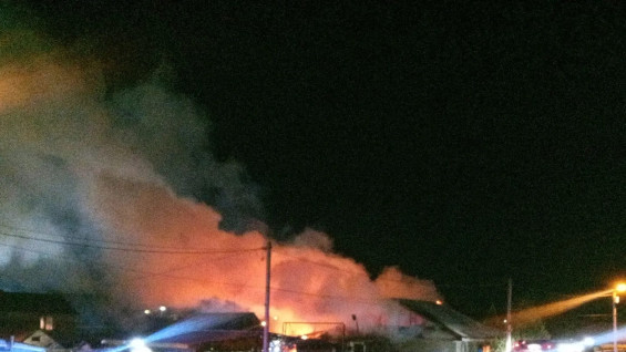 В Новосемейкино потушили огонь в жилом доме на площади 200 квадратных метров