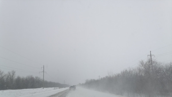 Из-за снежного шторма закрыта федеральная трасса М-5 «Урал» под Самарой