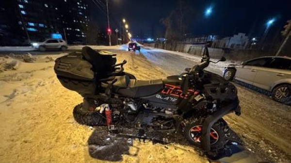 В Тольятти пьяный квадроциклист не поделил дорогу с Ford Mondeo