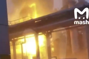 Потушен огонь на Сызранском НПЗ, вспыхнувший после атаки БПЛА