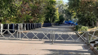 В Самаре прогулочную часть набережной Волги перекрыли забором