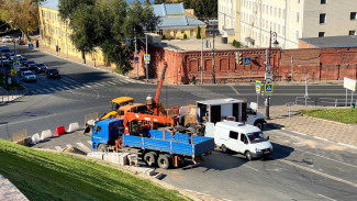 В Самаре перекрыли участок дороги к Иверскому монастырю 