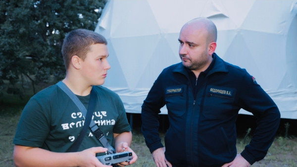 Вячеслав Федорищев провел встречу с воспитанниками областного военно-патриотического лагеря «Сердце Волжанина»