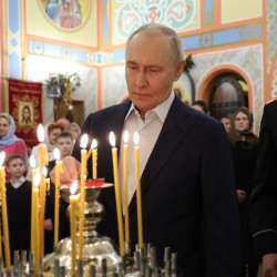 Поздравление с Рождеством Президента России Владимира Путина