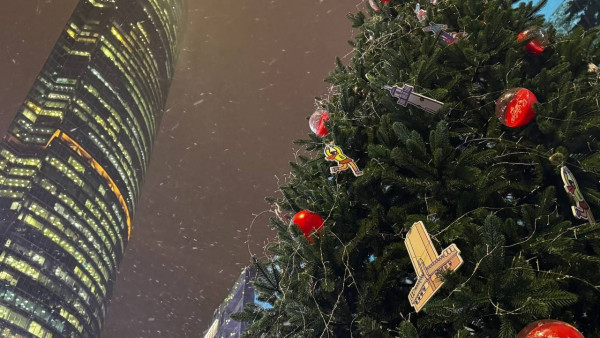 Жителям 63-его региона показали, как выглядит самарская новогодняя елка в Москва-Сити