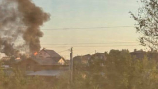  Под Самарой 17 мая сгорело здание в посёлке без воды