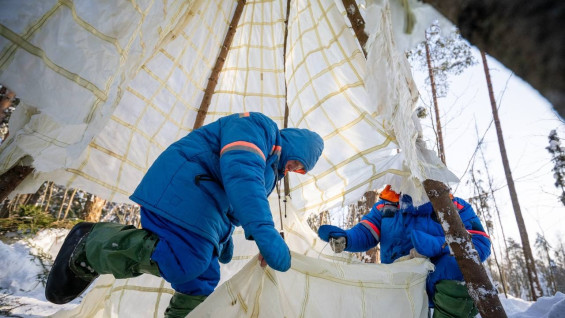 Самарский космонавт Олег Кононенко прошел зачетную тренировку по выживанию в экстремальных условиях 