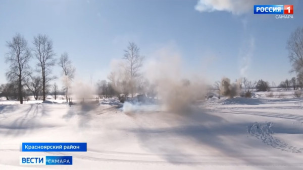 Вниманию жителей области представили военно-историческую  реконструкцию 40-х годов
