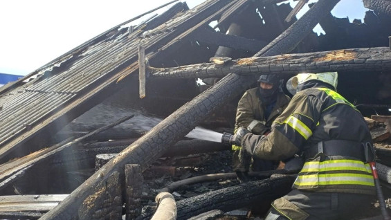 В Самарской области при пожаре в жилом доме сгорел один человек