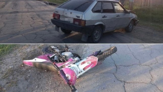 13-летний байкер попал под колеса машины в Самарской области