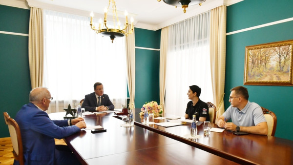 Дмитрий Азаров обсудил с депутатом ГД Жанной Рябцевой реализацию проекта «Оздоровление Волги» в Самарской области 