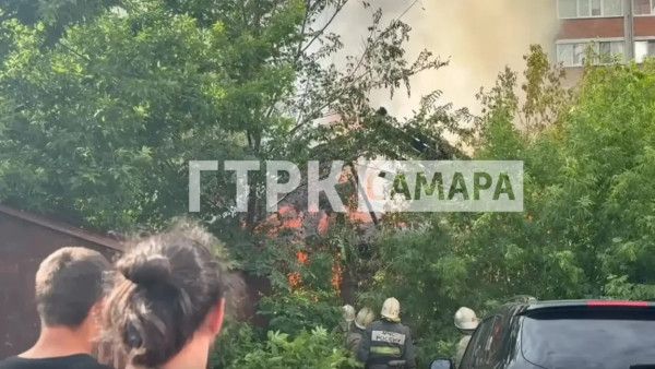 3 июня в историческом центре Самары произошел крупный пожар 