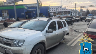 Пять иномарок попали в ДТП на Московском шоссе в Самаре