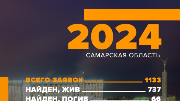 66 пропавших самарцев в 2024 году были найдены погибшими 