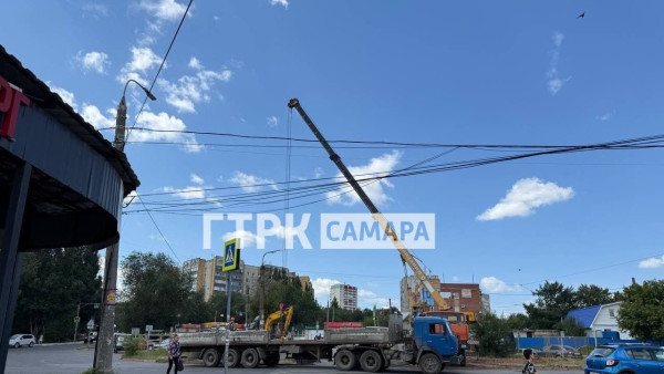 В Самаре на пересечении улиц Аэродромной и Промышленности 29 июля закрыли движение
