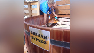 В термах Самары чан для купания наполнили пивом