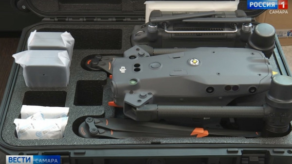 Бойцы 15-ого казачьего добровольческого отряда «Ермак» получили квадрокоптеры и антидроновые ружья