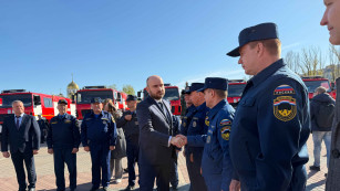 Поздравление губернатора Самарской области В.А.Федорищева с Днем пожарной охраны